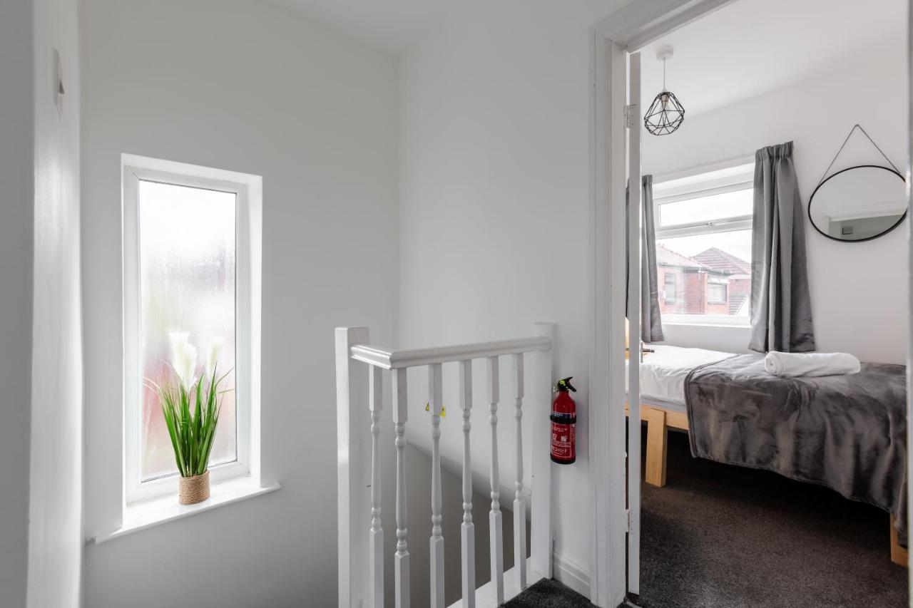 1 Mile To Etihad Stadium & Coop Arena, Free Parking, 7 Ppl Manchester Exterior foto