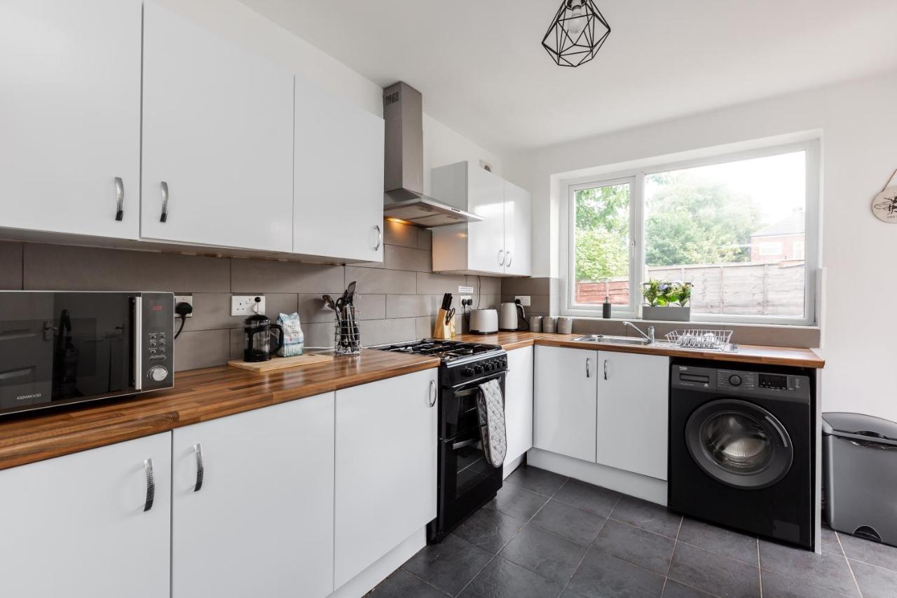 1 Mile To Etihad Stadium & Coop Arena, Free Parking, 7 Ppl Manchester Exterior foto