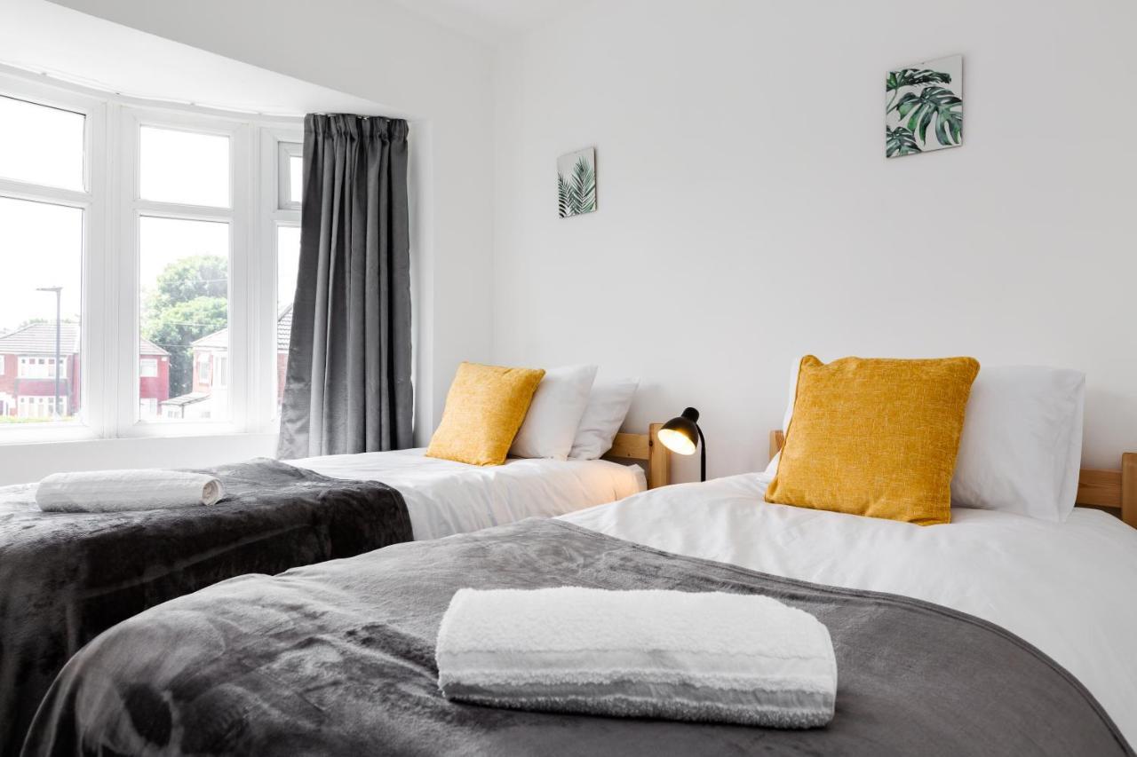1 Mile To Etihad Stadium & Coop Arena, Free Parking, 7 Ppl Manchester Exterior foto